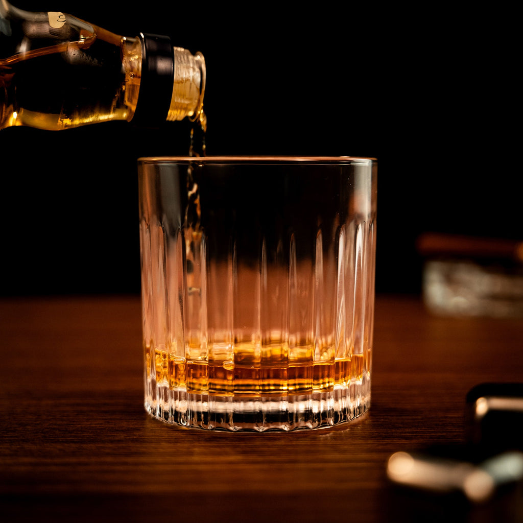 Congrats On Being My Husband Whiskey Glass - Custom Father's Day Gifts for Husband - Engraved Whiskey Glass for Him
