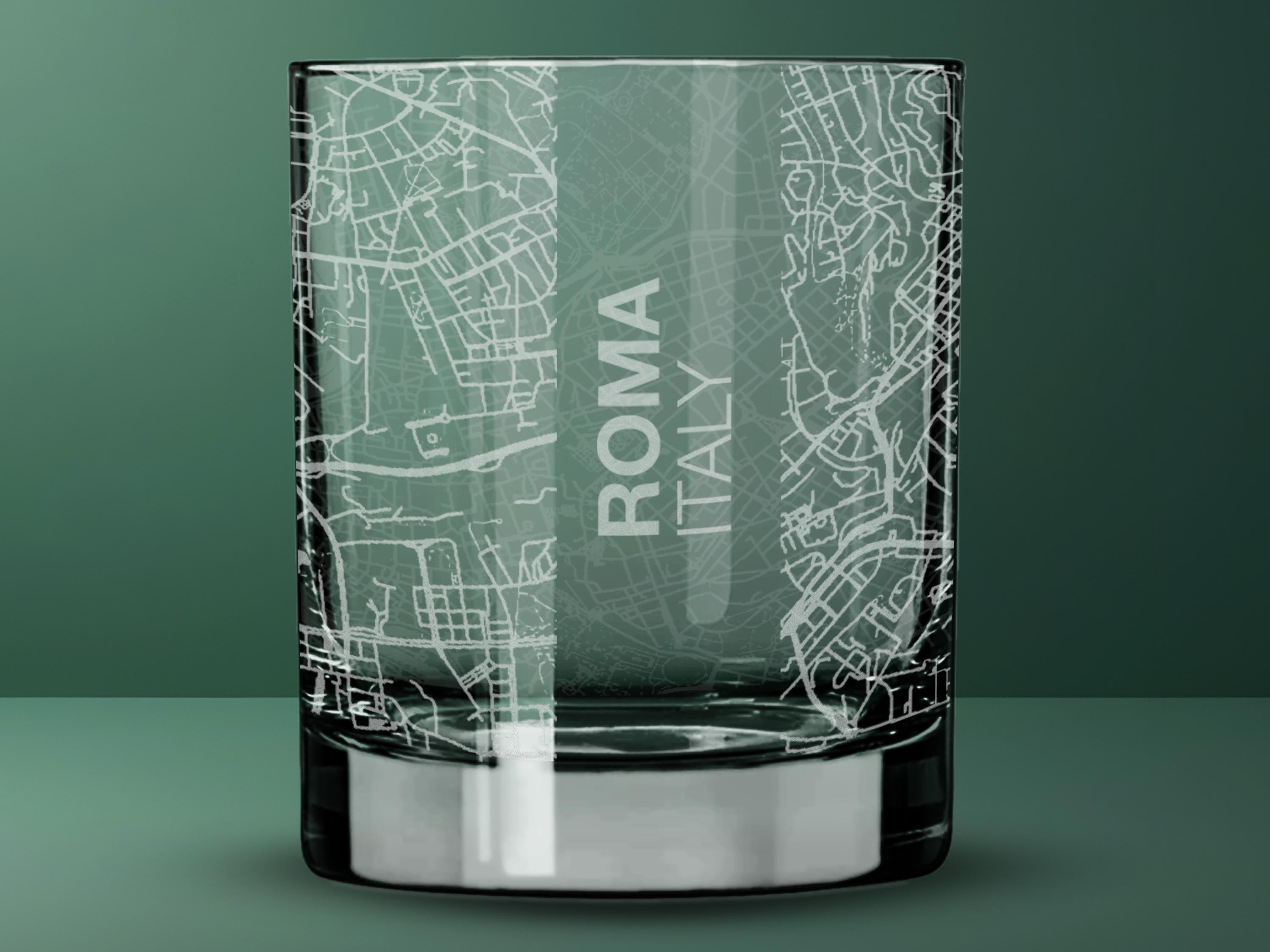 Your City Map Rocks Glass | Now With Locations | Personalized | Etched Whiskey Glass (12oz) | Engraved Bourbon Glass | Custom Glassware Gift
