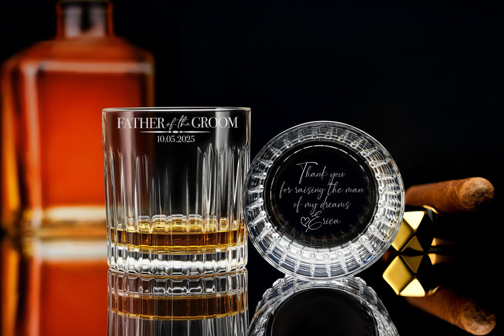Personalized Wedding Gift for Officiant - Custom Whiskey Glass for Special Ceremonies, Unique Gift with Free Gift Box