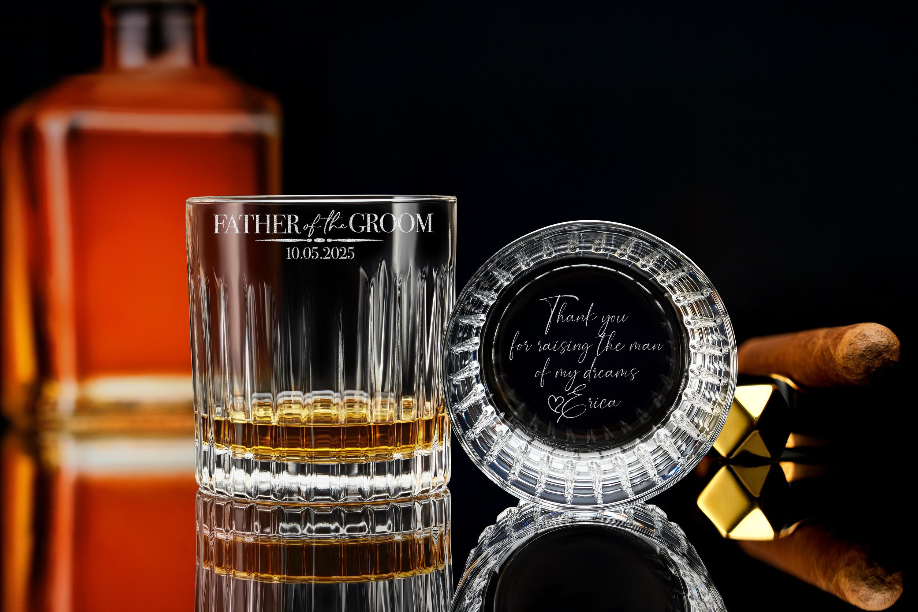 Personalized Wedding Gift for Officiant - Custom Whiskey Glass for Special Ceremonies, Unique Gift with Free Gift Box